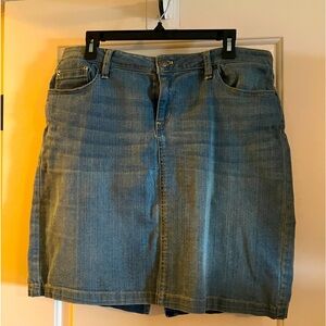 GH Bass denim skirt. GUC